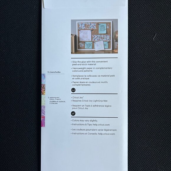 Cricut Joy Adhesive-Backed Deluxe Paper - DIY Craft Paper for Scrapbooking - NWT - Picture 4 of 5
